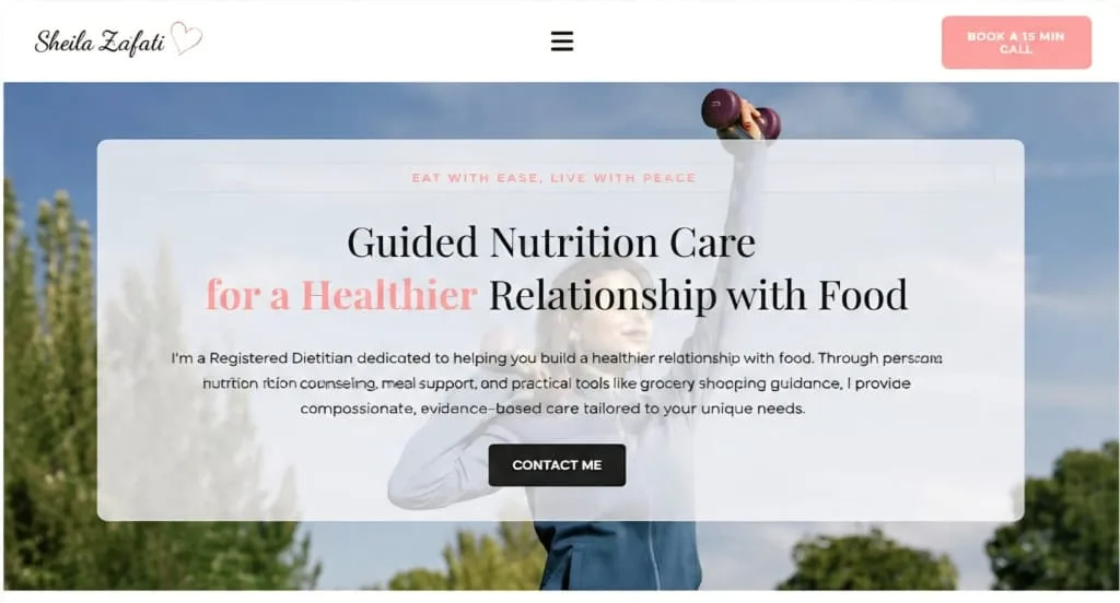 Sheila Zafati Nutrition project preview