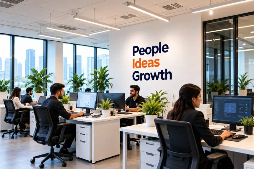 MBR Hawks Office Open Workspace - People Ideas Growth