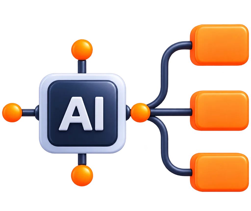 AI agent built around real custom business workflows and branching logic