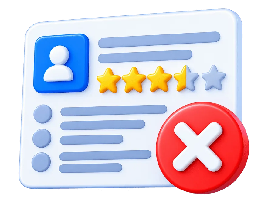 Unoptimized Google Business Profile storefront