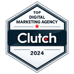 Clutch Top Digital Marketing Agency 2024 Badge